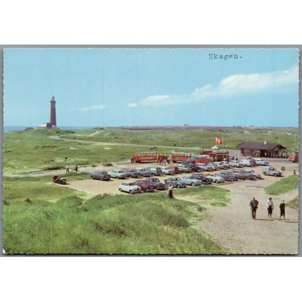 Skagen - Udsigt mod Fyret - Postkort - Brugt