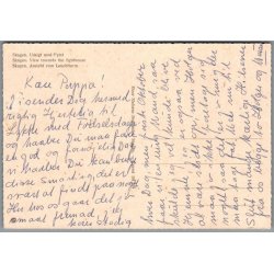 Skagen - Udsigt mod Fyret - Postkort - Brugt