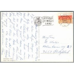 Skagen - Fyr - Postkort - Brugt