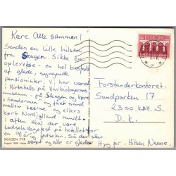 Skagen - Fyr - Postkort - Brugt