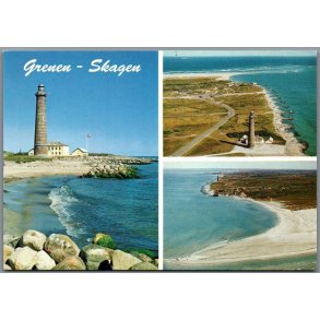 Skagen - Fyr - Postkort - Ubrugt