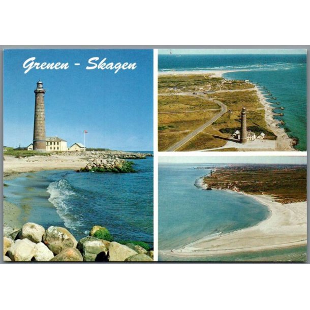 Skagen - Fyr - Postkort - Ubrugt