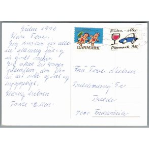 Julemrke 1960 p Postkort