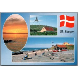 Gl. Skagen - Postkort - Brugt