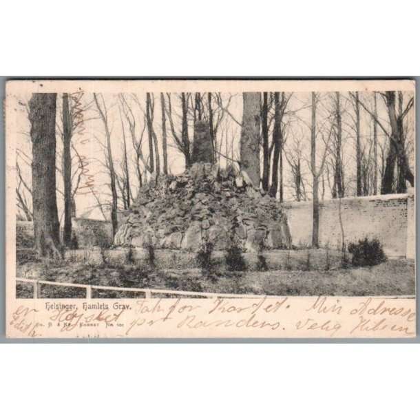 Helsing�r - Hamlets Grav - Postkort - Brugt