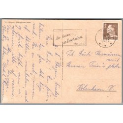 Gl. Skagen - Udsigt over Byen - Postkort - Brugt