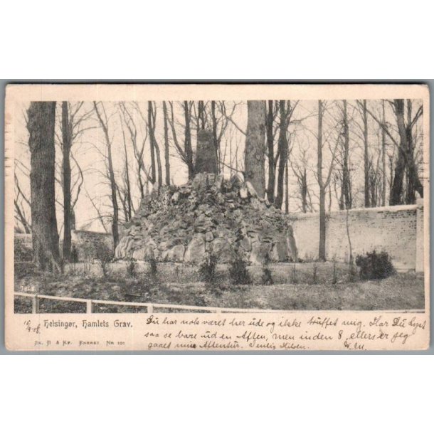 Helsing�r - Hamlets Grav - Postkort - Brugt