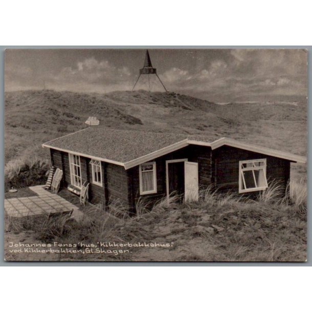 Johannes Fnss Hus - Kikkebakkehuset - Gl. Skagen - Postkort - Ubrugt