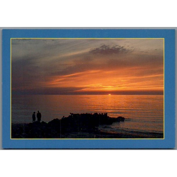 Solnedgang - Gl. Skagen - Postkort - Ubrugt 