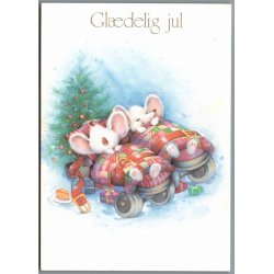 Julemrke 1960 p Postkort