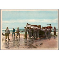 Redningsb�den g�r ud - Gl. Skagen - Postkort - Ubrugt