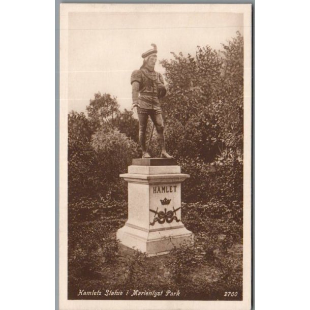 Hamlet Statue - Marienlyst Park - Helsing�r - Postkort - Ubrugt