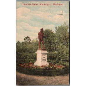 Hamlet Statue - Marienlyst - Helsing�r - Postkort - Brugt