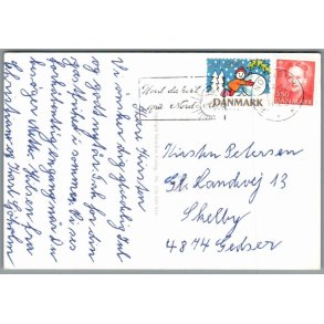 Julemrke 1960 p Postkort