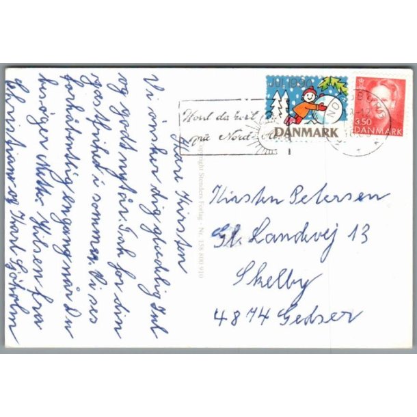 Julemrke 1960 p Postkort