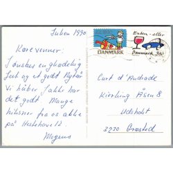 Julemrke 1960 p Postkort