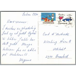 Julemrke 1960 p Postkort