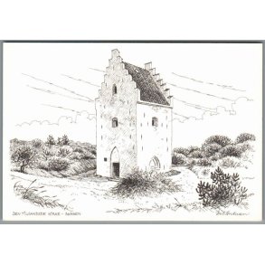 Skagen - Den tilsandede Kirke - Postkort - Ubrugt