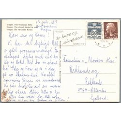 Skagen - Den tilsandede Kirke - Postkort - Brugt