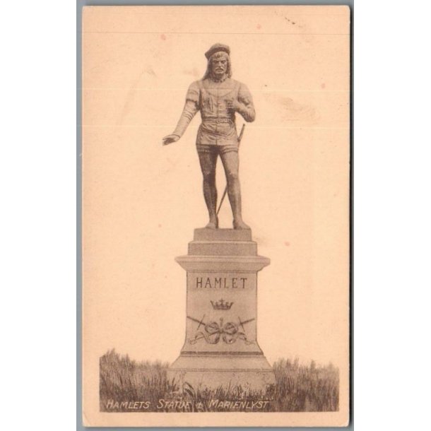 Hamlet Statue - Marienlyst - Helsing�r - Postkort - Ubrugt