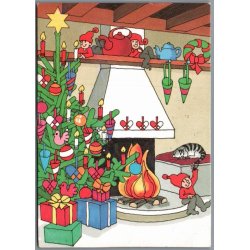 Julemrke 1993 p Postkort