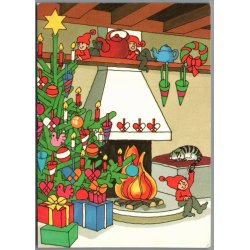 Julemrke 1993 p Postkort