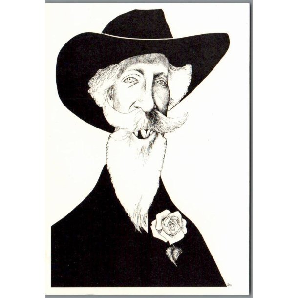 Holger Drachmann -  Skagen - Postkort - Ubrugt