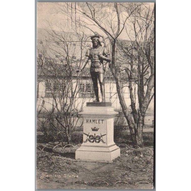 Hamlet Statue - Marienlyst - Helsing�r - Postkort - Brugt