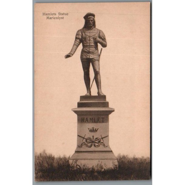 Hamlet Statue - Marienlyst - Helsing�r - Postkort - Ubrugt