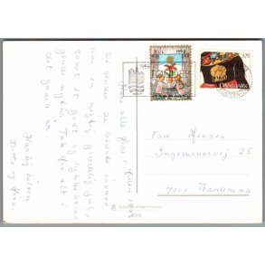 Julemrke 1993 p Postkort