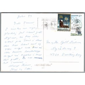 Julemrke 1993 p Postkort