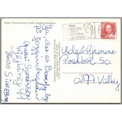 Skagen - Danmarks frste Vippefyr med ben brndekurv  - Postkort - Brugt