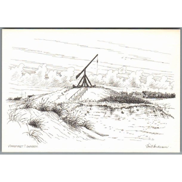 Vippefyret p Skagen - Postkort - Ubrugt