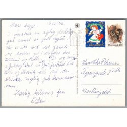 Julemrke 1992 p Postkort