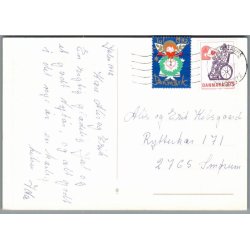 Julemrke 1992 p Postkort