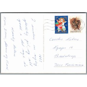 Julemrke 1992 p Postkort