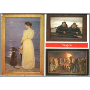 Skagensmalerier - Postkort - Brugt