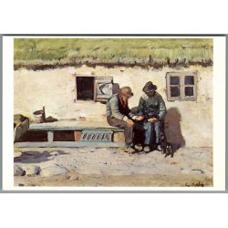 Christian Krogh - To Fiskere - Postkort - Ubrugt