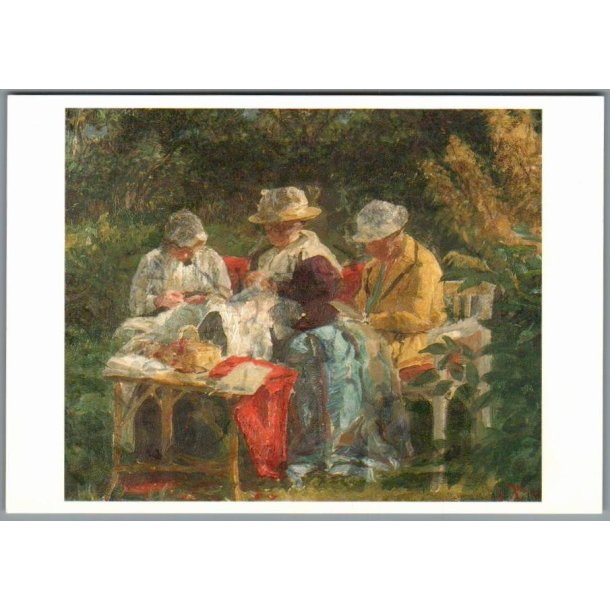 Laurits Tuxen - Kunstnerens Hustru- Skagen Museum - Postkort - Ubrugt