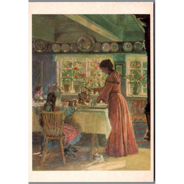 Laurits Tuxen - Kaffe Skl�nkes - Skagen Museum - Postkort - Brugt