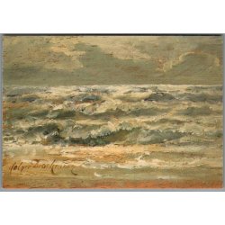 Holger Drachmann - Brnding - Postkort - Ubrugt