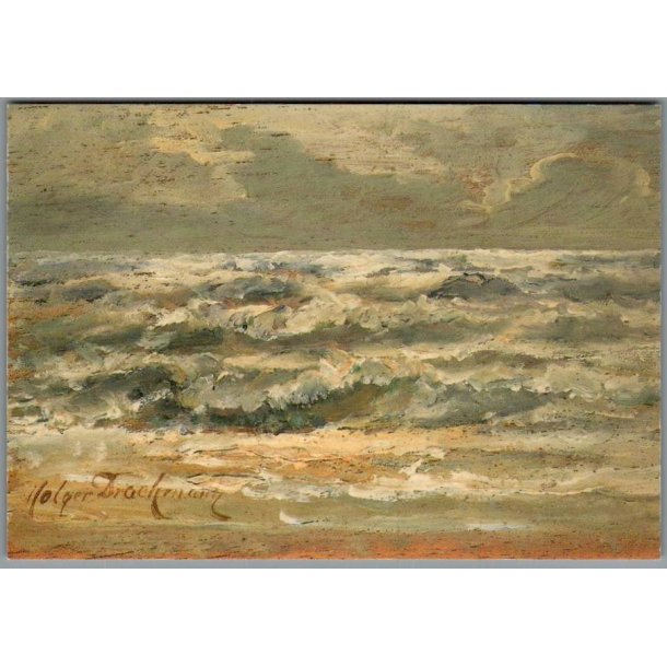 Holger Drachmann - Brnding - Postkort - Ubrugt