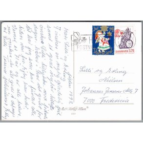 Julemrke 1992 p Postkort