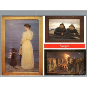 Skagensmalerier - Postkort - Brugt