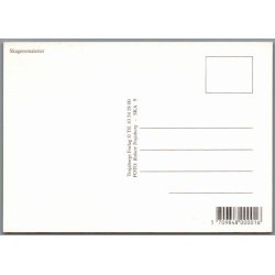 Holger Drachmann - Sejlskibe i solnedgang - Postkort - Ubrugt