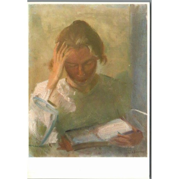Anna Ancher - Helga lser - Postkort - Ubrugt