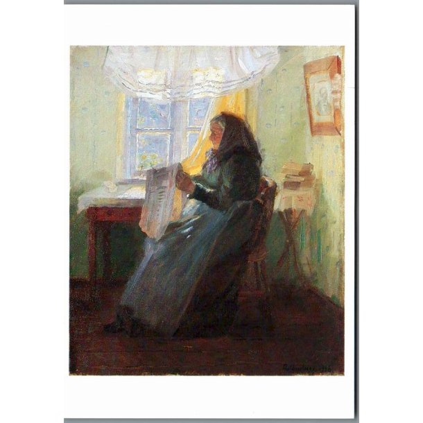 Anna Ancher - Gammel kone  - Postkort - Ubrugt