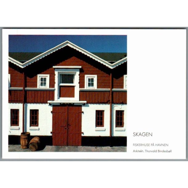 Skagen - Fiskehuse p� Havnen - Postkort - Ubrugt