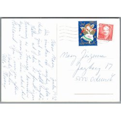Julemrke 1992 p Postkort
