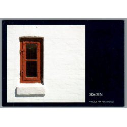 Skagen - Vindue fra Fiskehuset - Postkort - Ubrugt